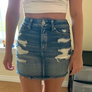 American Eagle Denim Mini Skirt